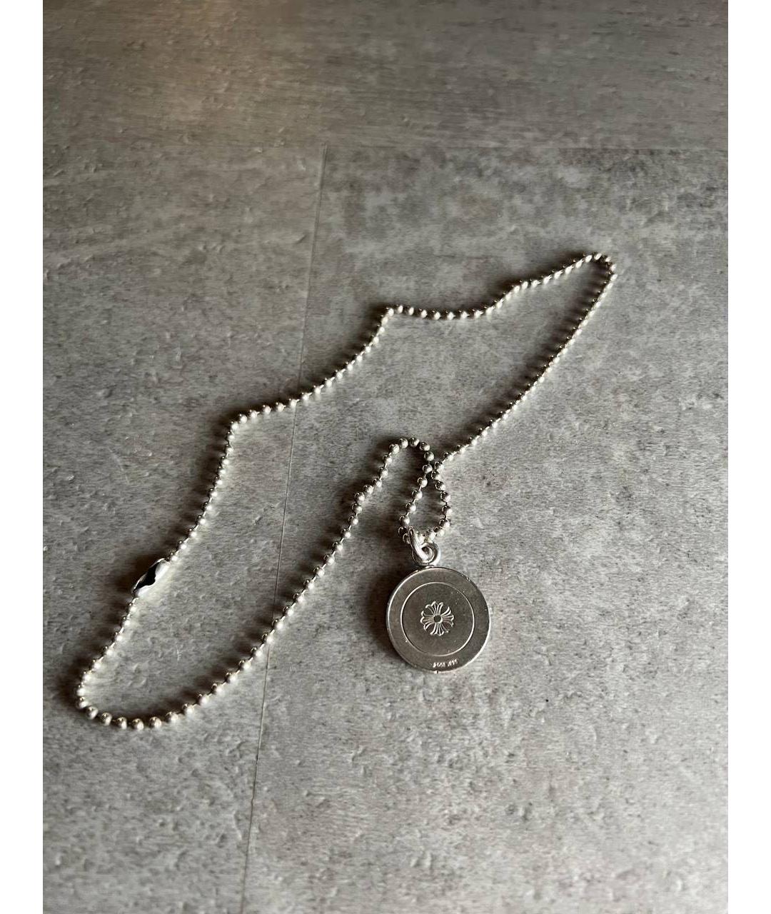 CHROME HEARTS Серебряное серебряное колье, фото 3