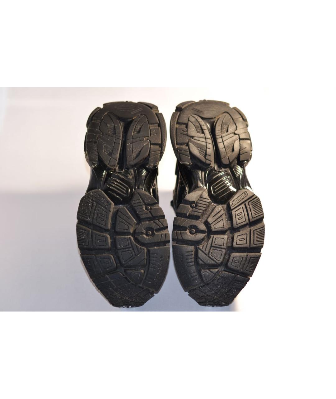 BALENCIAGA Черные текстильные кроссовки, фото 4