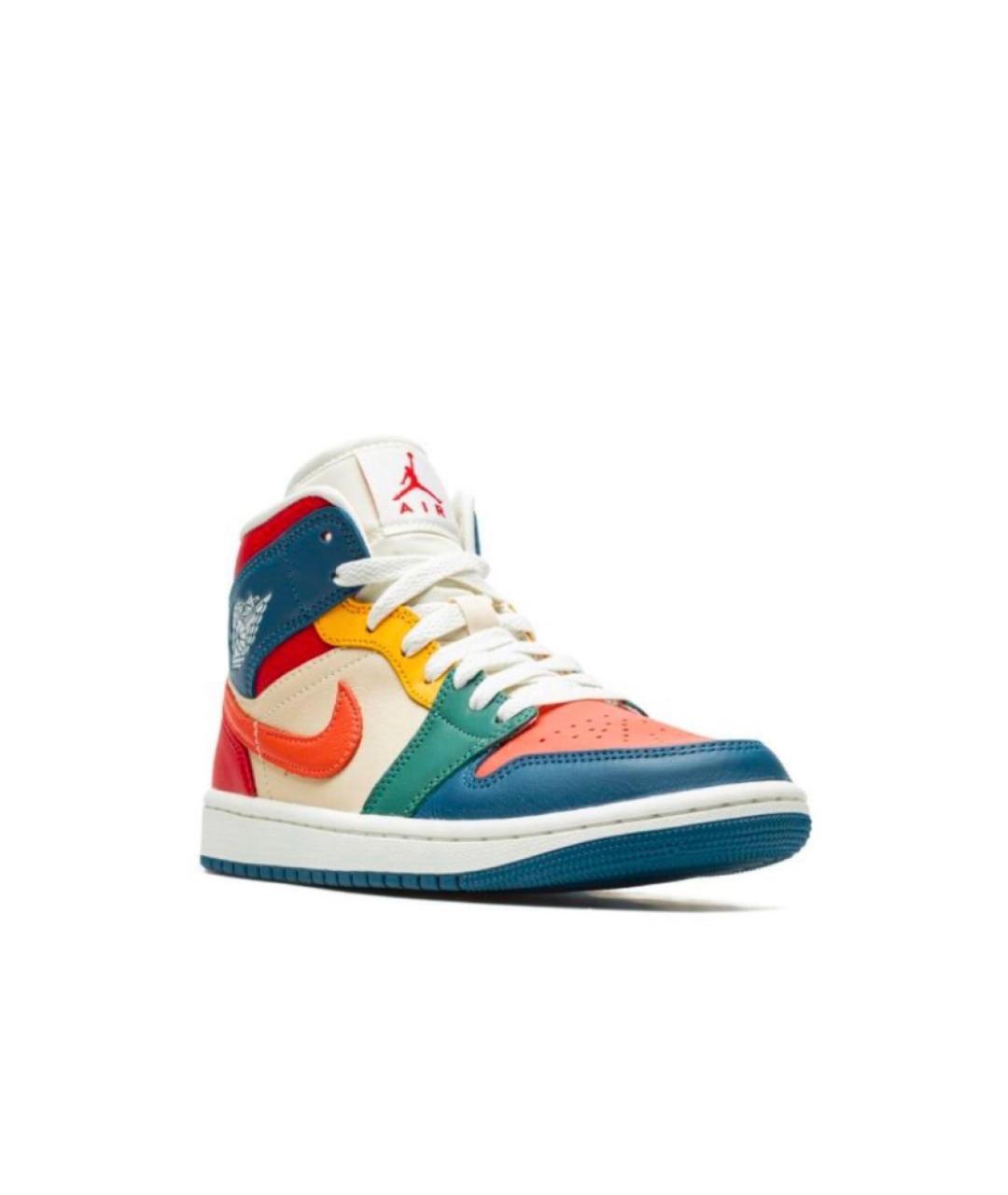 JORDAN Мульти кожаные кроссовки, фото 2