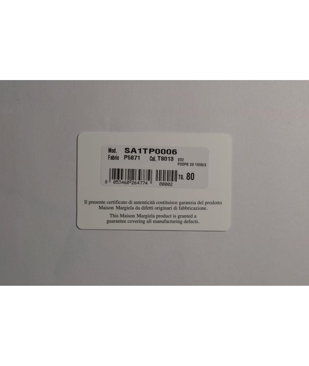 MAISON MARGIELA Черный кожаный ремень, фото 6