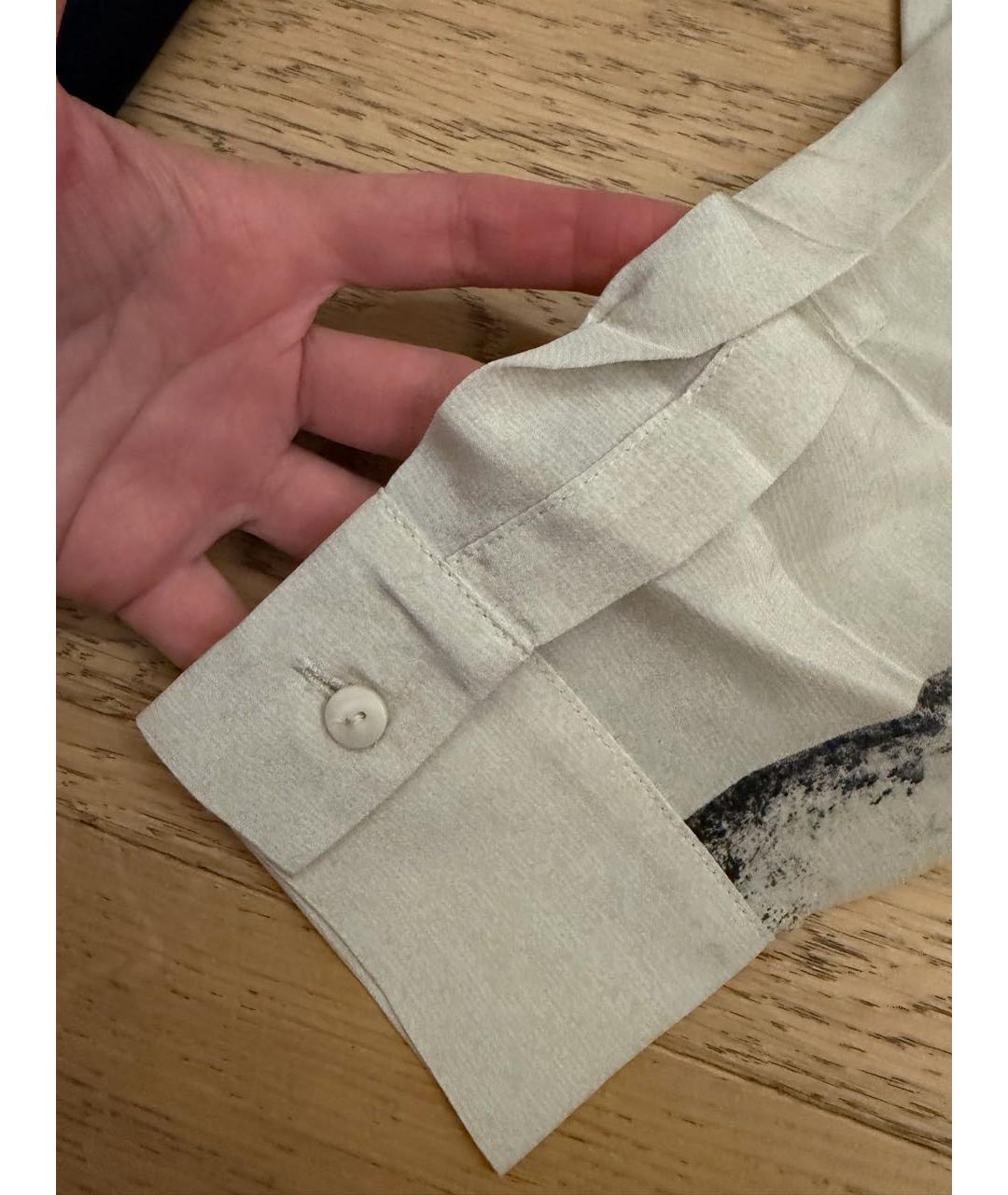 MAX MARA Бежевое шелковое коктейльное платье, фото 5