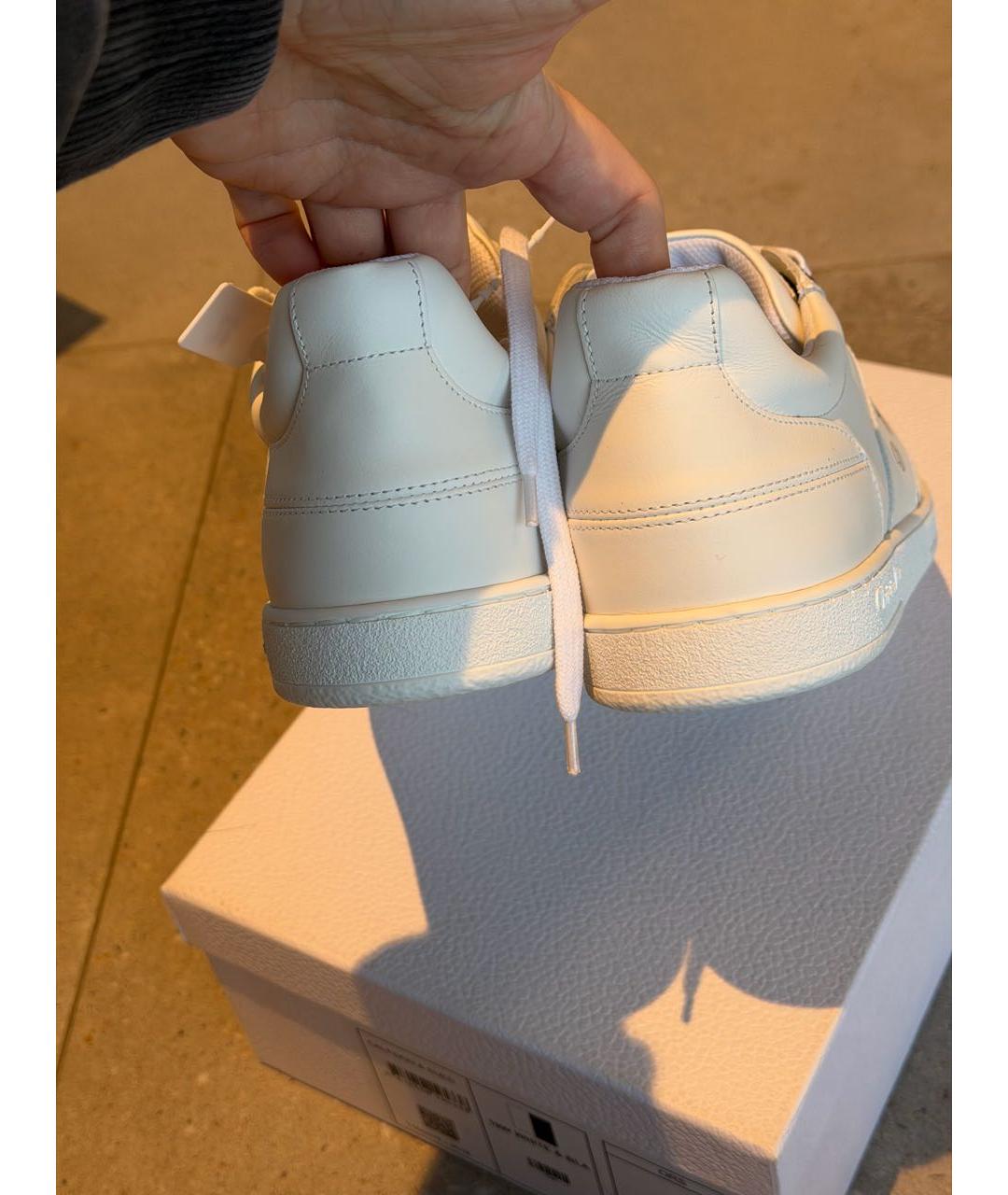 CHRISTIAN DIOR Белые кожаные кеды, фото 7