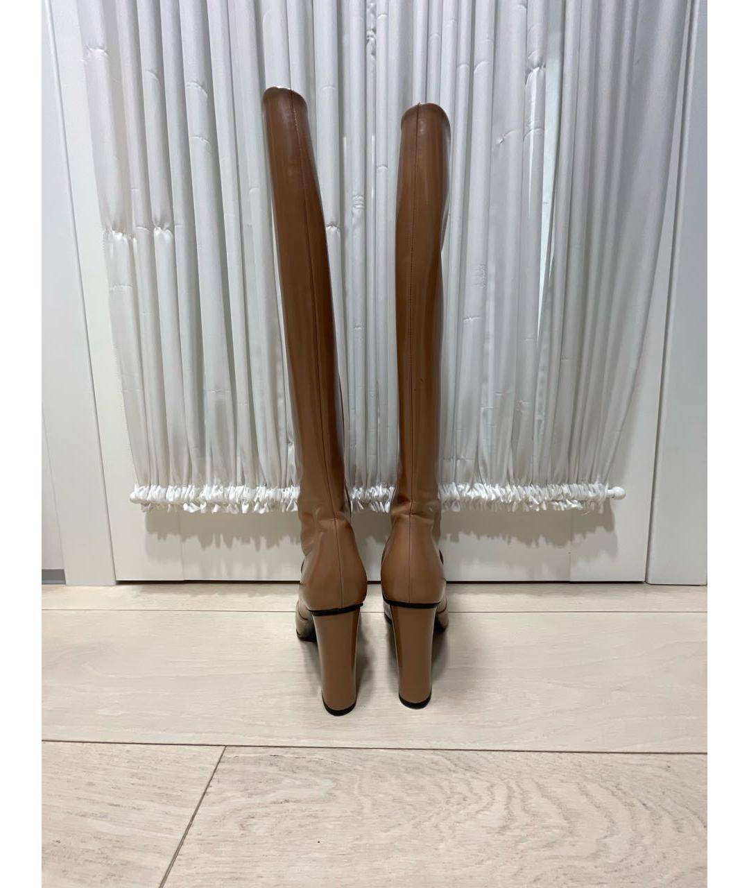 GUCCI Розовые сапоги из лакированной кожи, фото 4