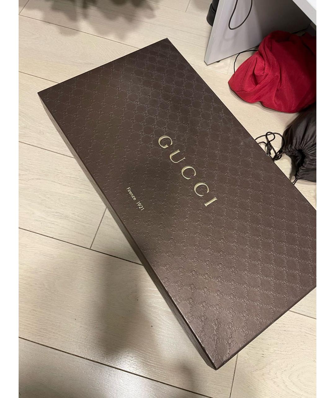 GUCCI Розовые сапоги из лакированной кожи, фото 6