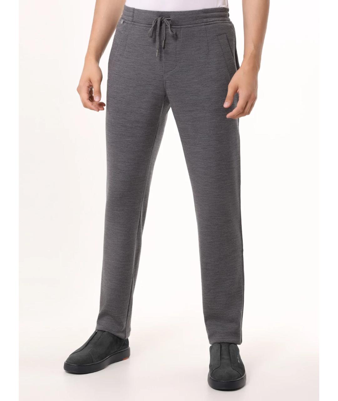 CAPOBIANCO Серый повседневный костюм, фото 8