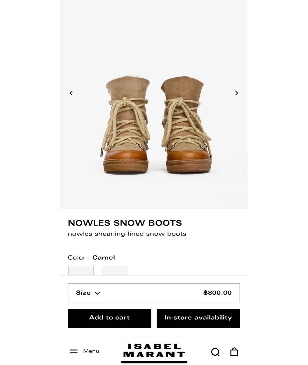 ISABEL MARANT Горчичные кожаные ботинки, фото 8