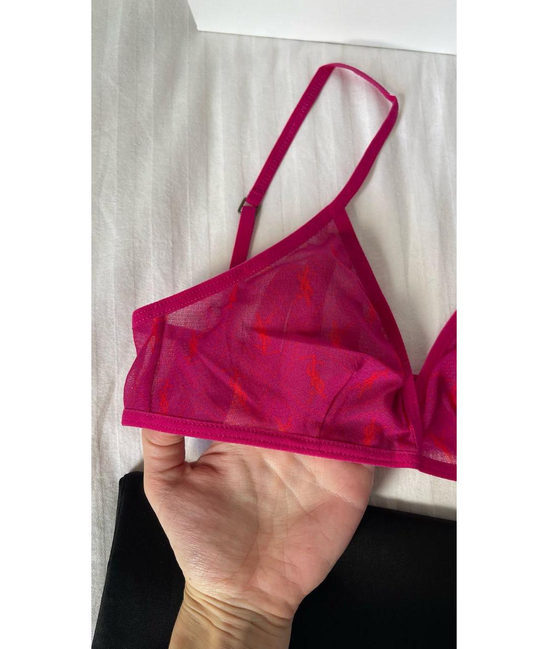 SAINT LAURENT Розовый бюстгалтеры, фото 3