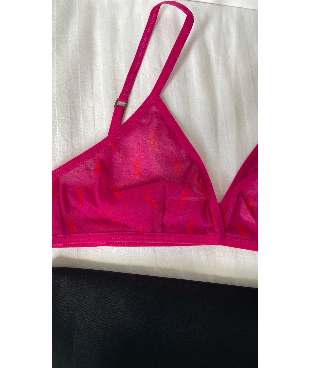 SAINT LAURENT Розовый бюстгалтеры, фото 5