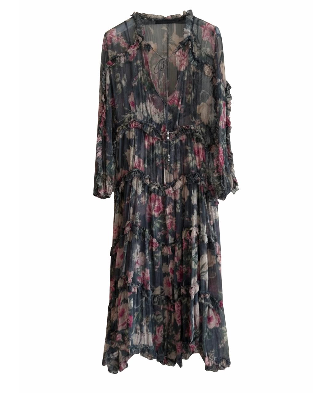ZIMMERMANN Мульти шелковое повседневное платье, фото 1