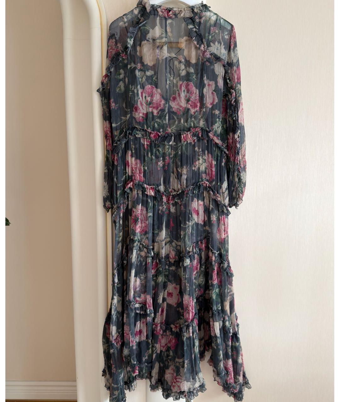 ZIMMERMANN Мульти шелковое повседневное платье, фото 6