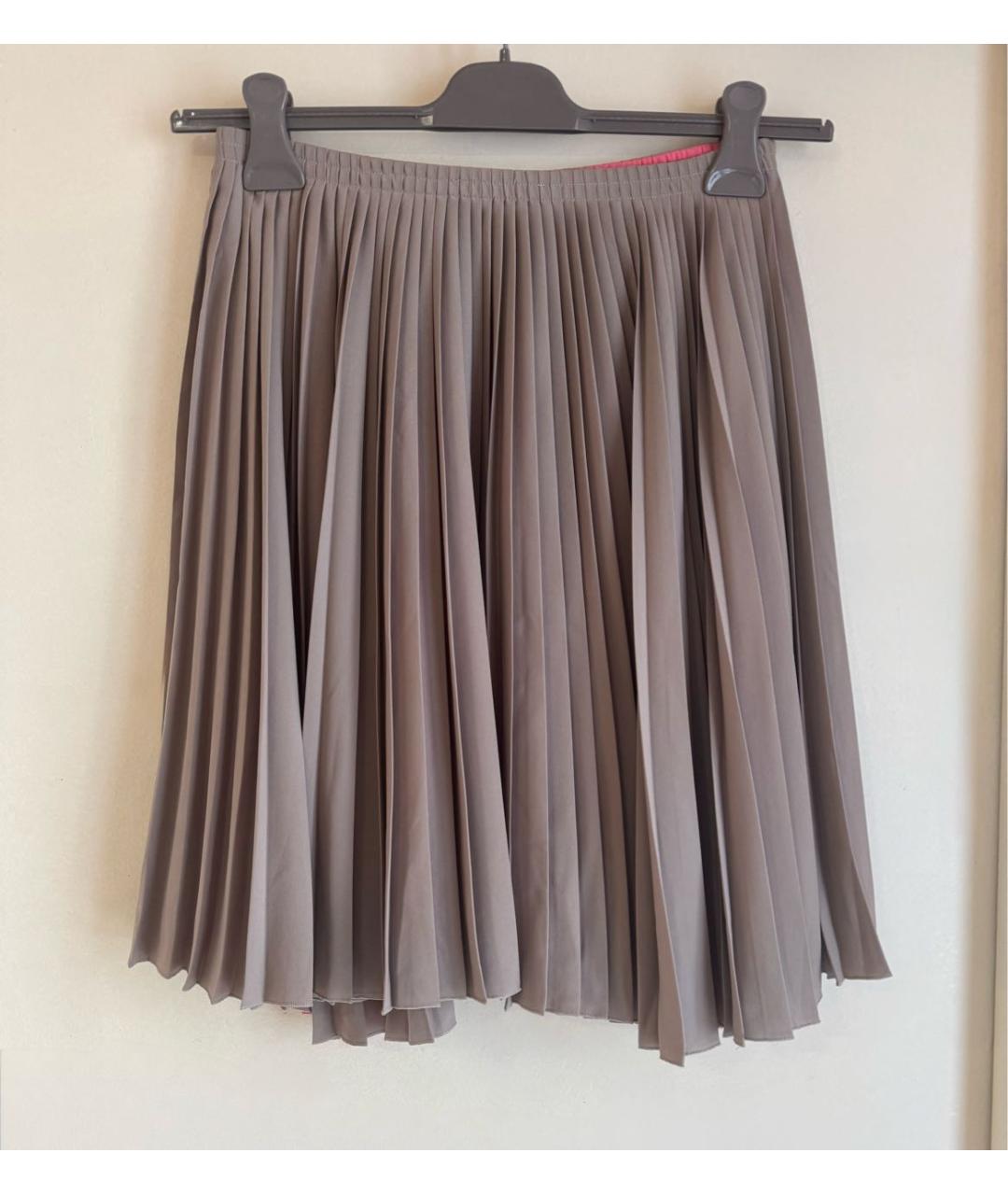 D.EXTERIOR Бежевая полиэстеровая юбка миди, фото 7