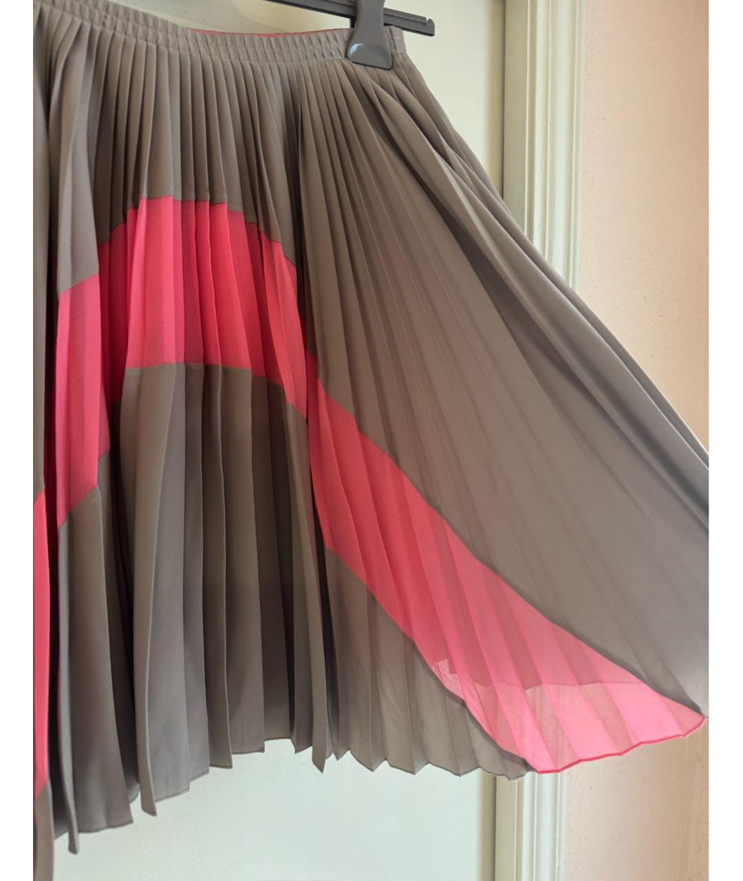 D.EXTERIOR Бежевая полиэстеровая юбка миди, фото 6