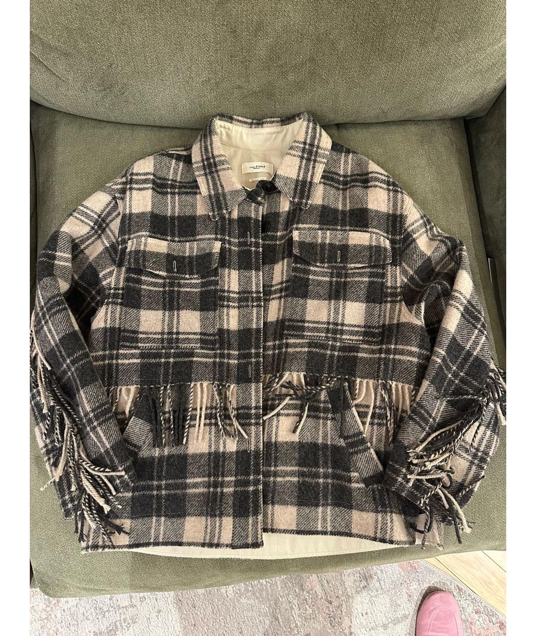 ISABEL MARANT ETOILE Мульти шерстяная куртка, фото 5