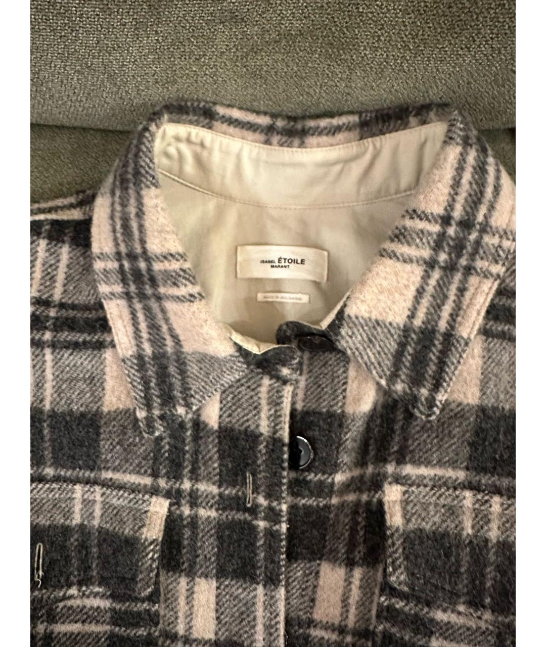 ISABEL MARANT ETOILE Мульти шерстяная куртка, фото 4