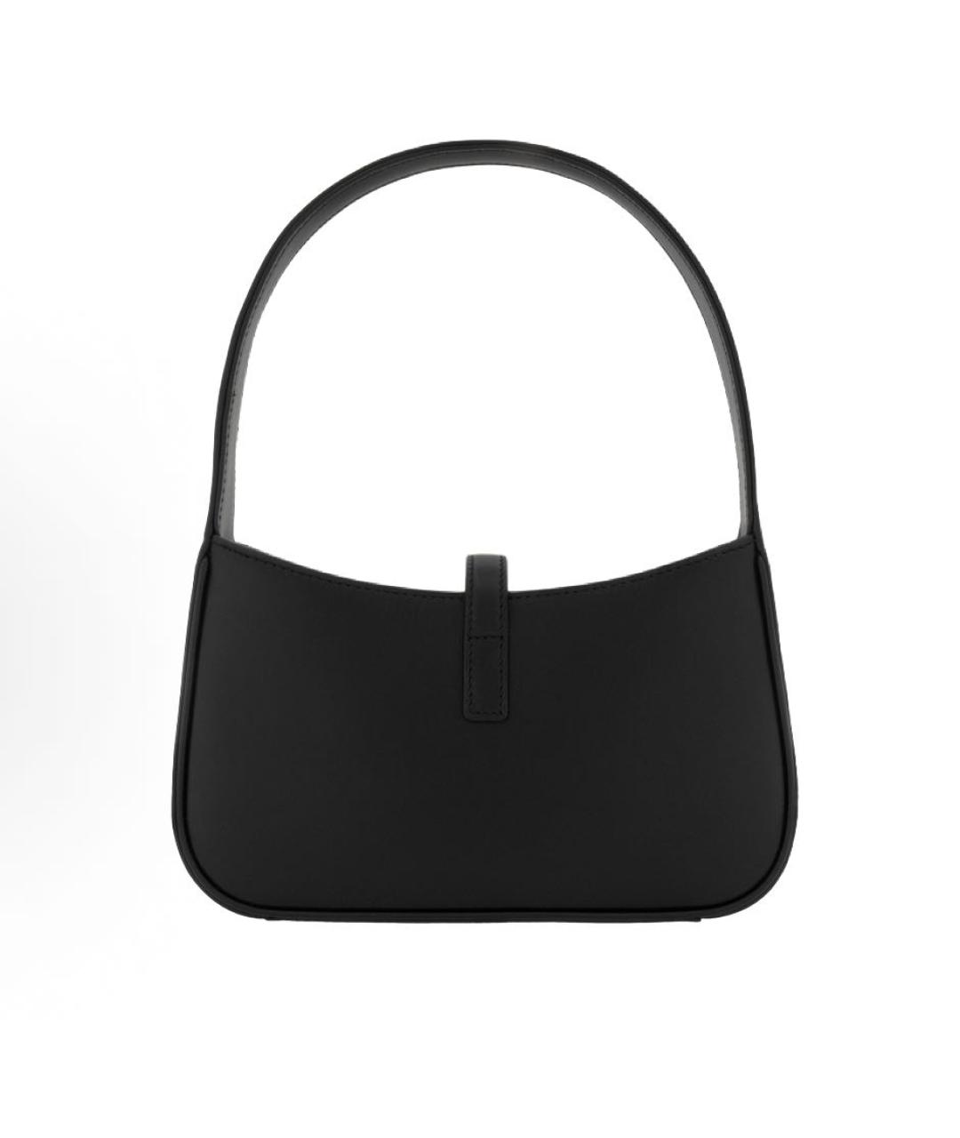 SAINT LAURENT Черная кожаная сумка через плечо, фото 3