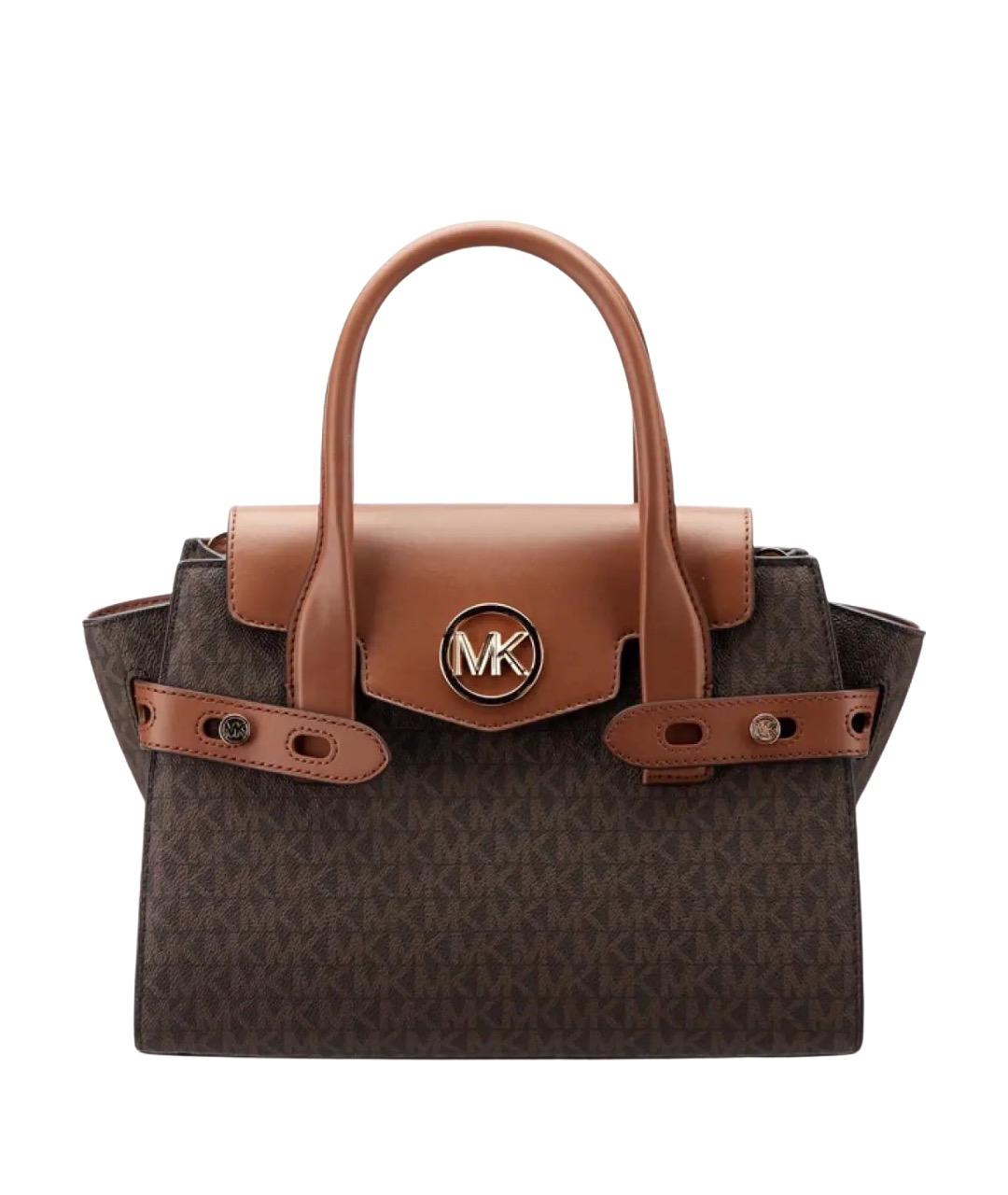 MICHAEL KORS Коричневая сумка с короткими ручками, фото 1