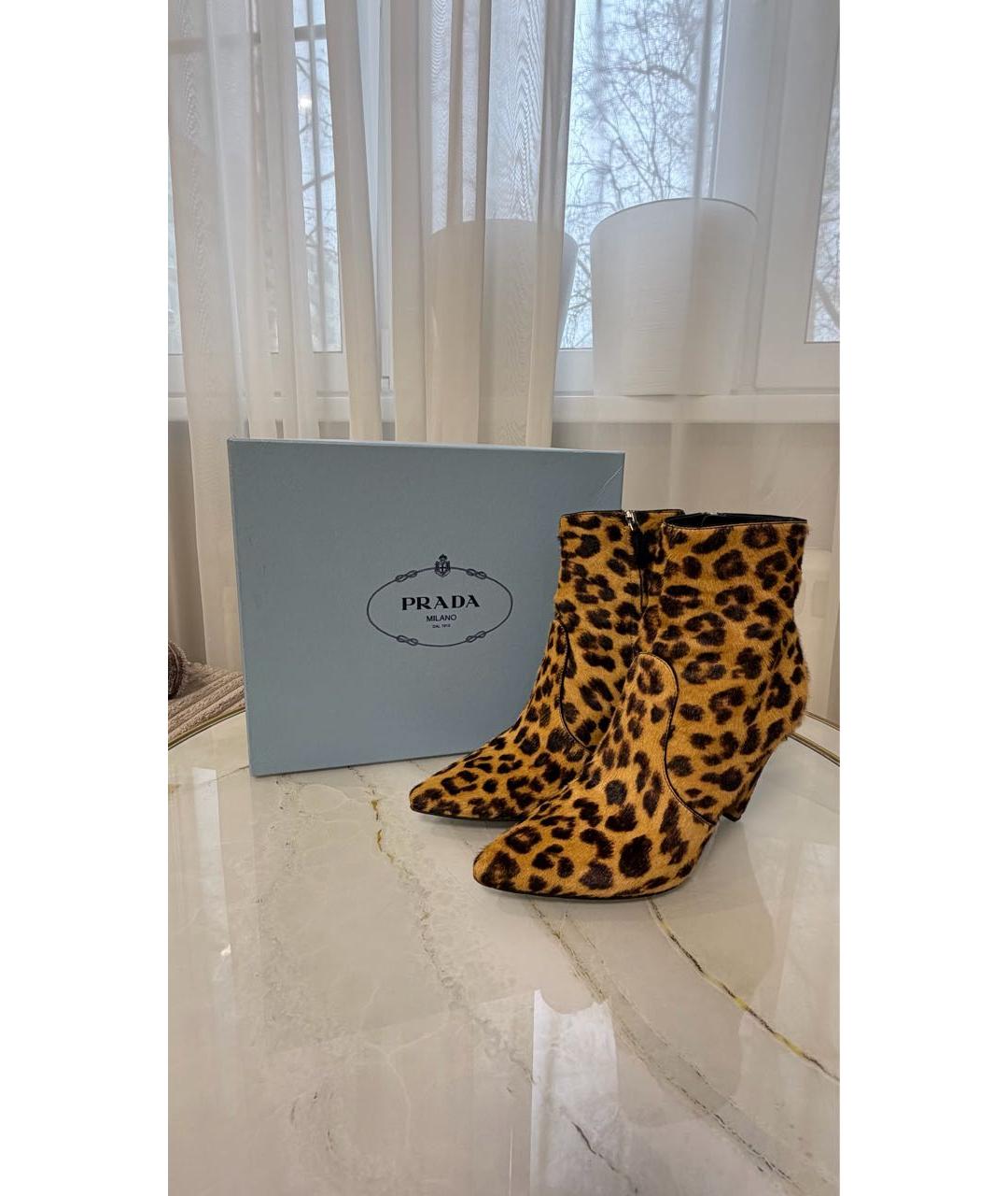 PRADA Мульти текстильные ботильоны, фото 6