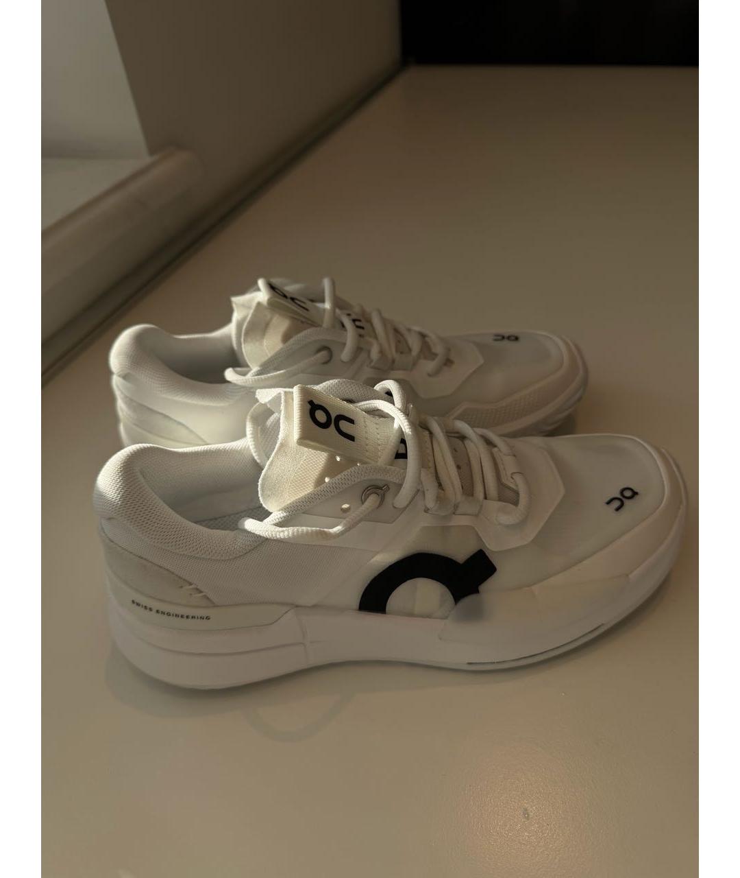 ON Белые текстильные кроссовки, фото 5
