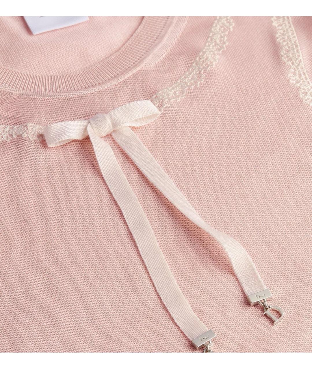 CHRISTIAN DIOR Розовая футболка, фото 3