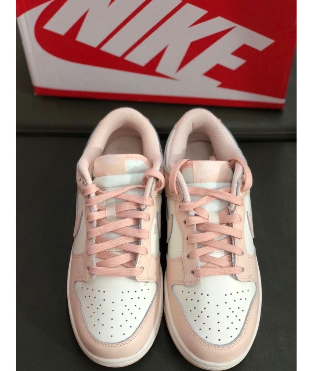 NIKE Розовые кожаные кроссовки, фото 4