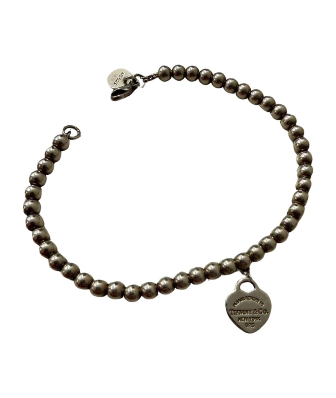 TIFFANY&CO Бирюзовый серебряный браслет, фото 1