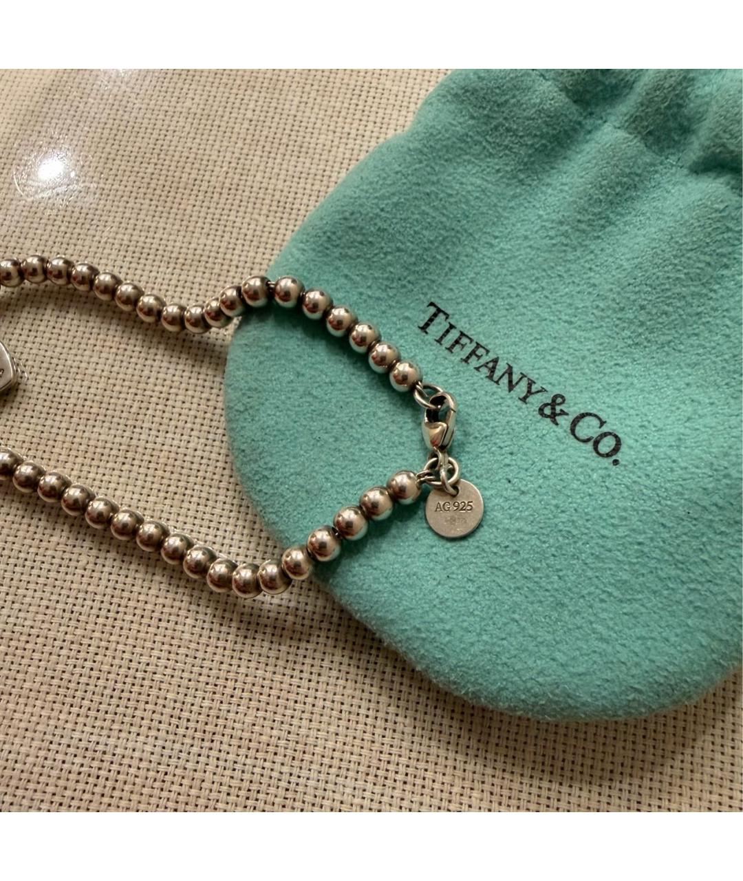 TIFFANY&CO Бирюзовый серебряный браслет, фото 4