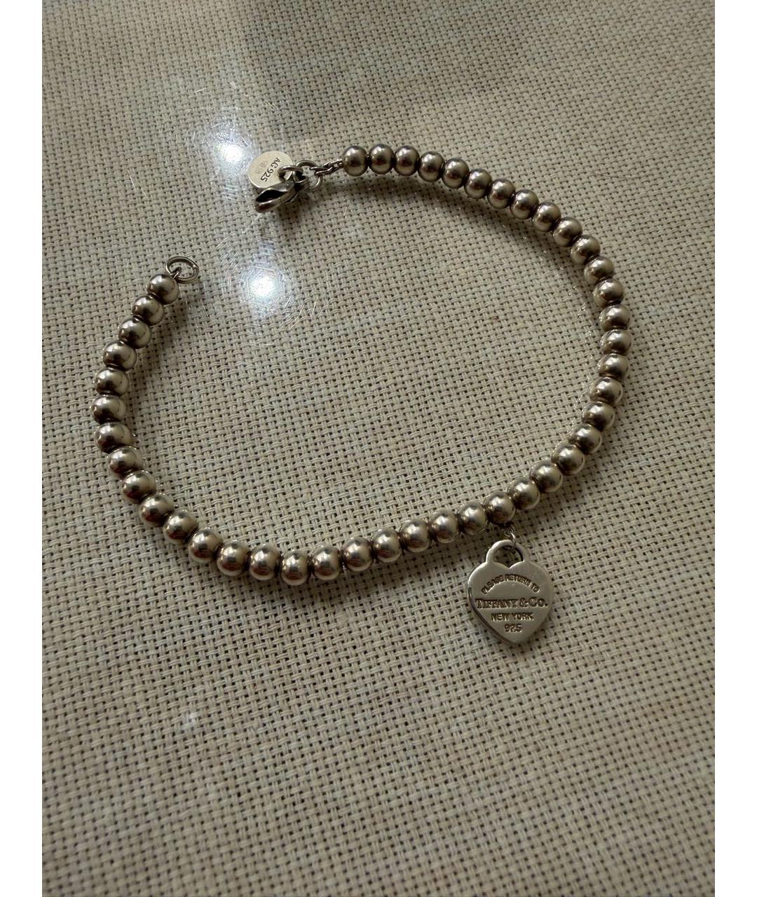 TIFFANY&CO Бирюзовый серебряный браслет, фото 5