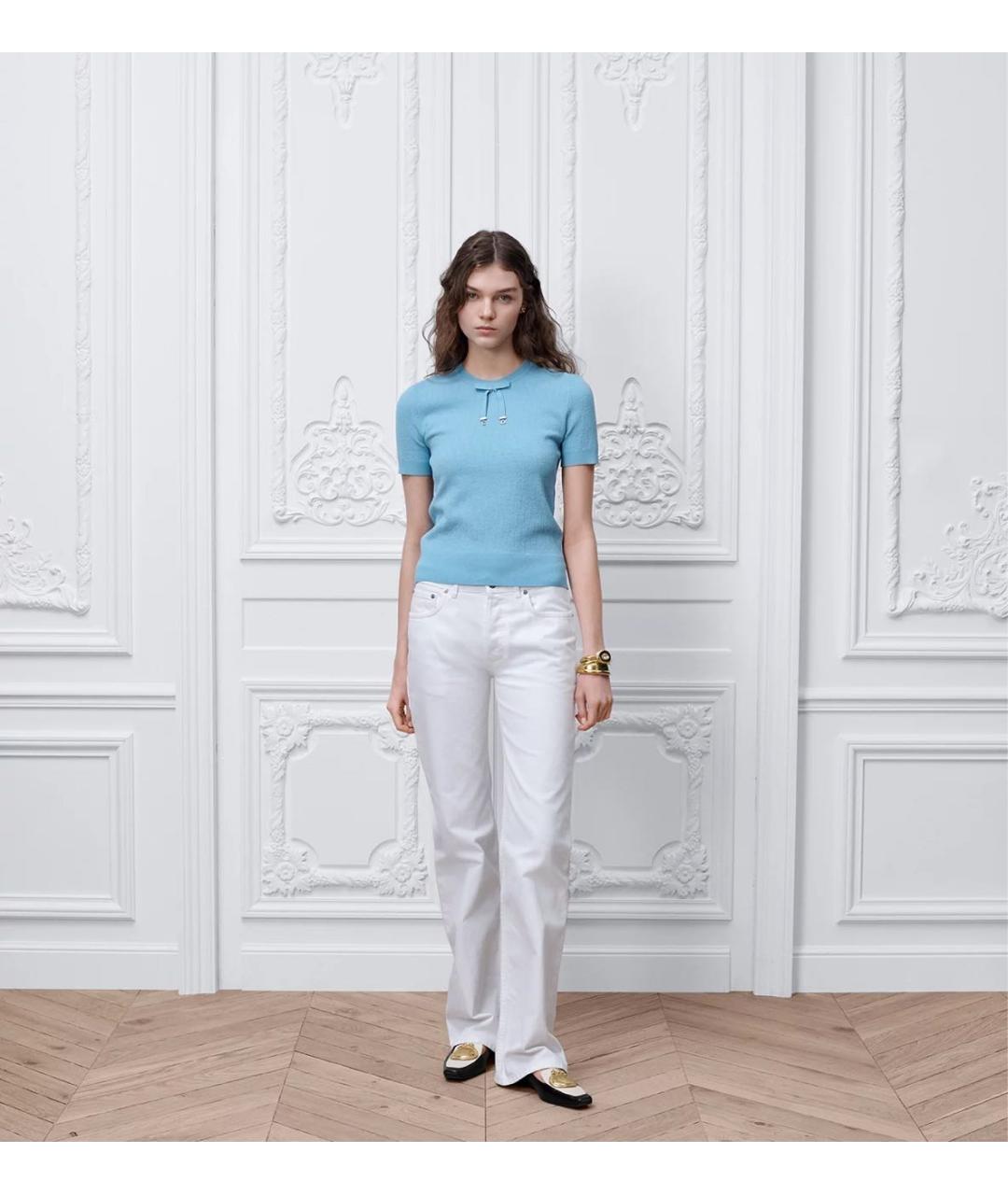 CHRISTIAN DIOR Голубая футболка, фото 2