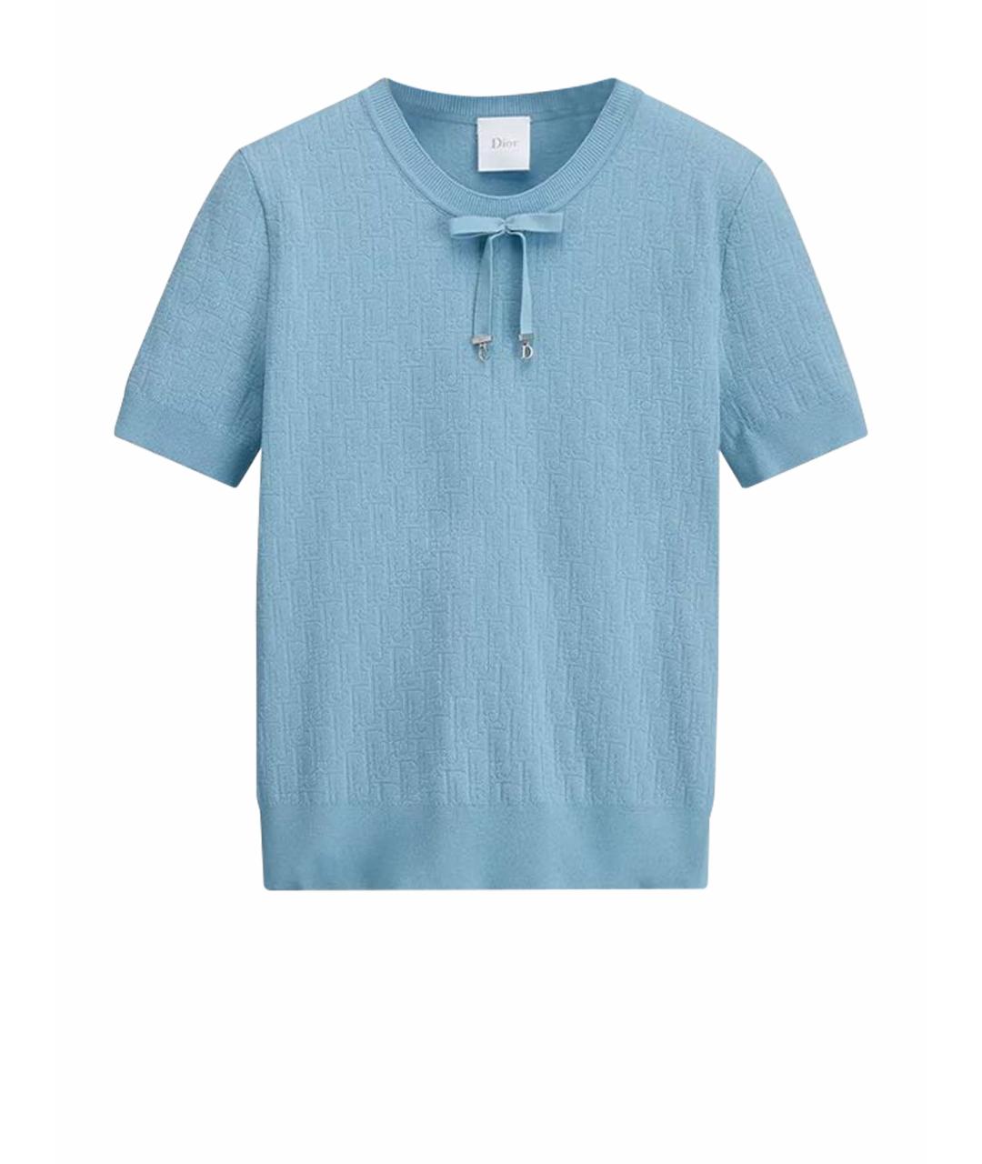 CHRISTIAN DIOR Голубая футболка, фото 5