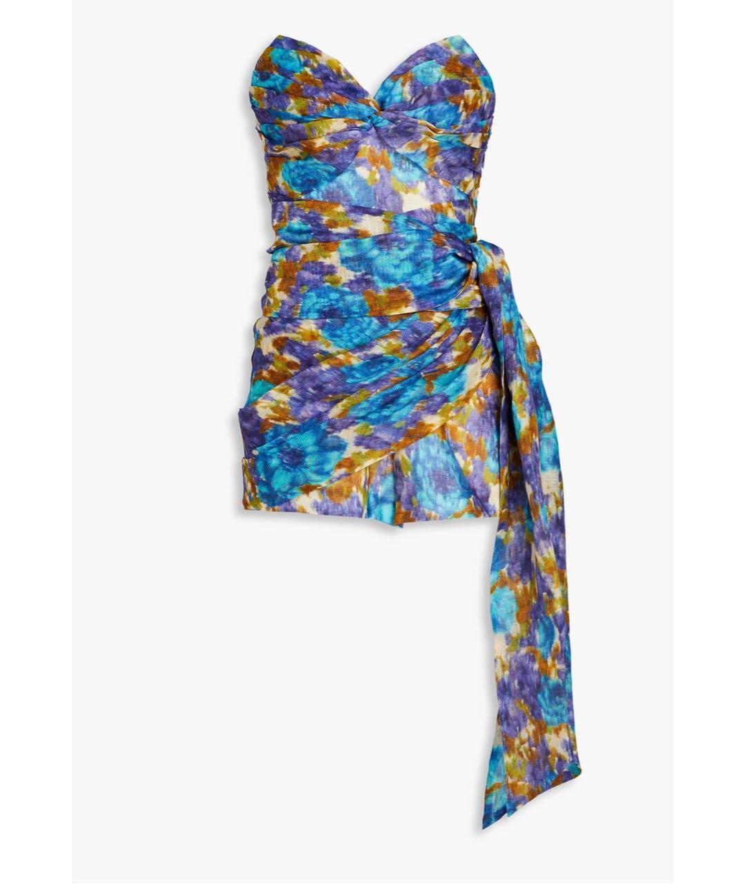 ZIMMERMANN Мульти льняной комбинезон, фото 5