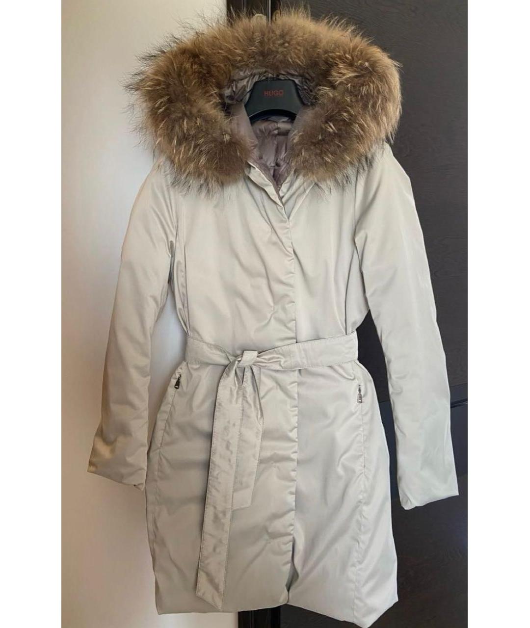 WEEKEND MAX MARA Бежевый пуховик, фото 5