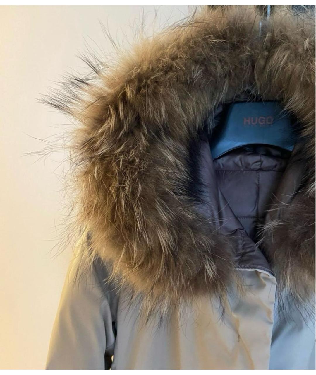 WEEKEND MAX MARA Бежевый пуховик, фото 3