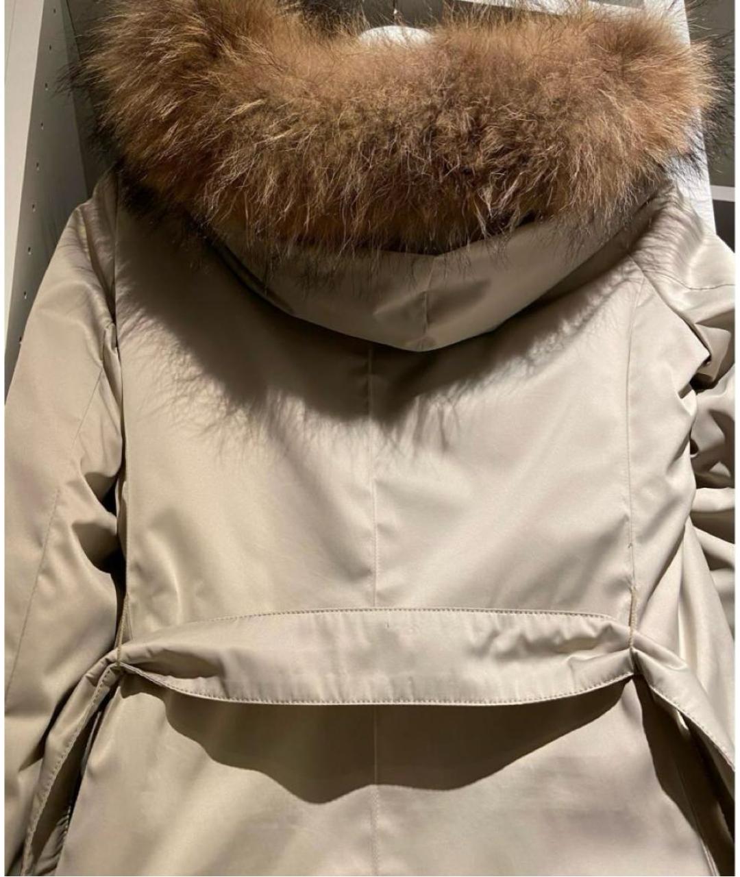 WEEKEND MAX MARA Бежевый пуховик, фото 6