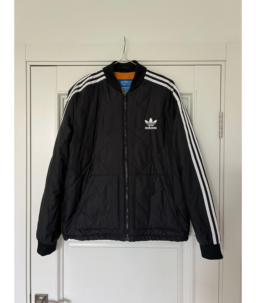 ADIDAS Черная хлопковая парка, фото 4