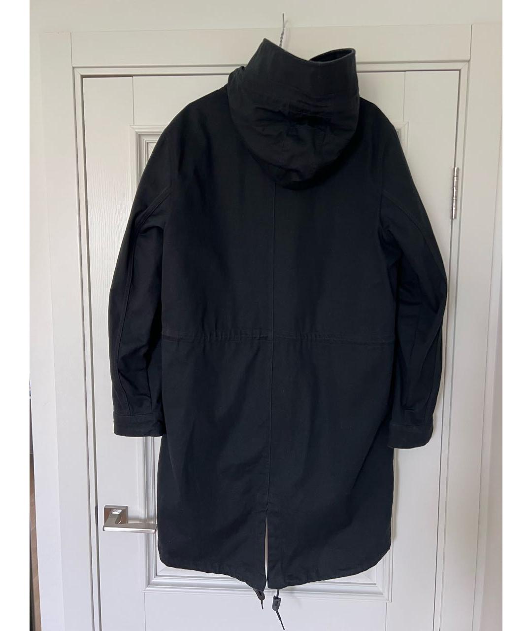 ADIDAS Черная хлопковая парка, фото 2