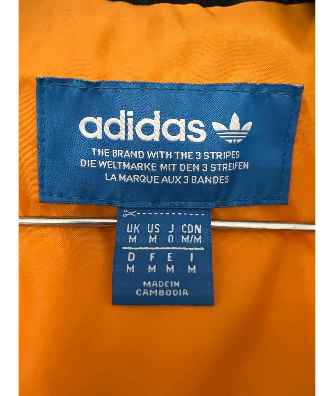ADIDAS Черная хлопковая парка, фото 6