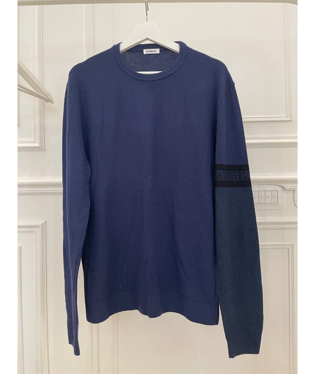 BIKKEMBERGS Темно-синий джемпер / свитер, фото 5