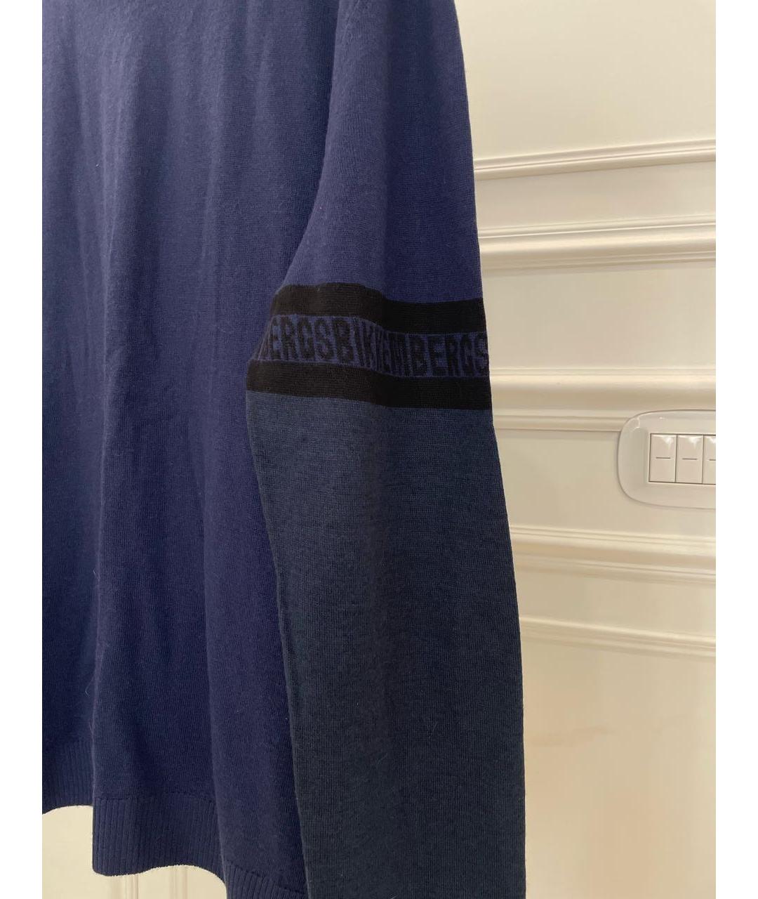 BIKKEMBERGS Темно-синий джемпер / свитер, фото 4