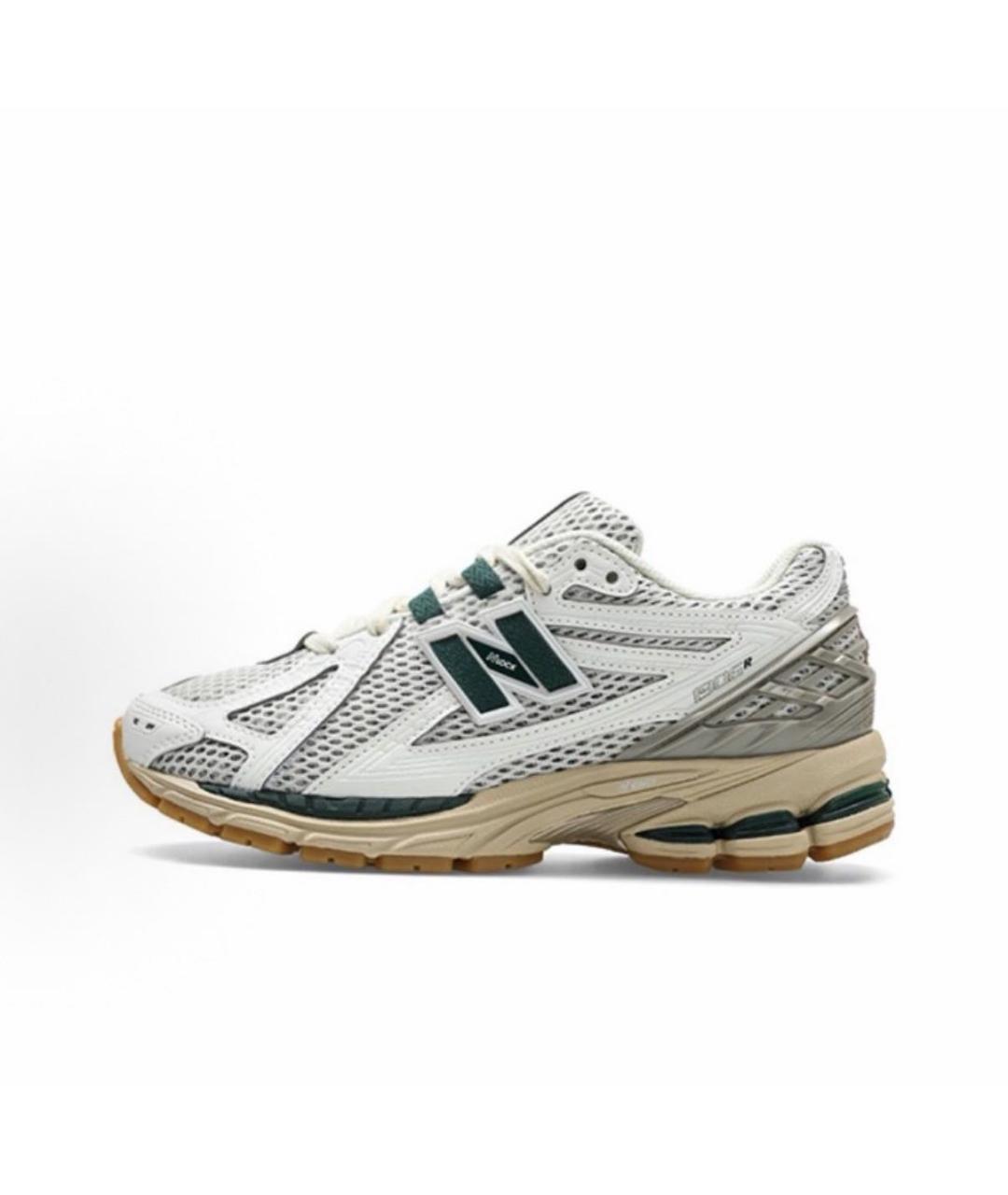 NEW BALANCE Зеленые текстильные низкие кроссовки / кеды, фото 8