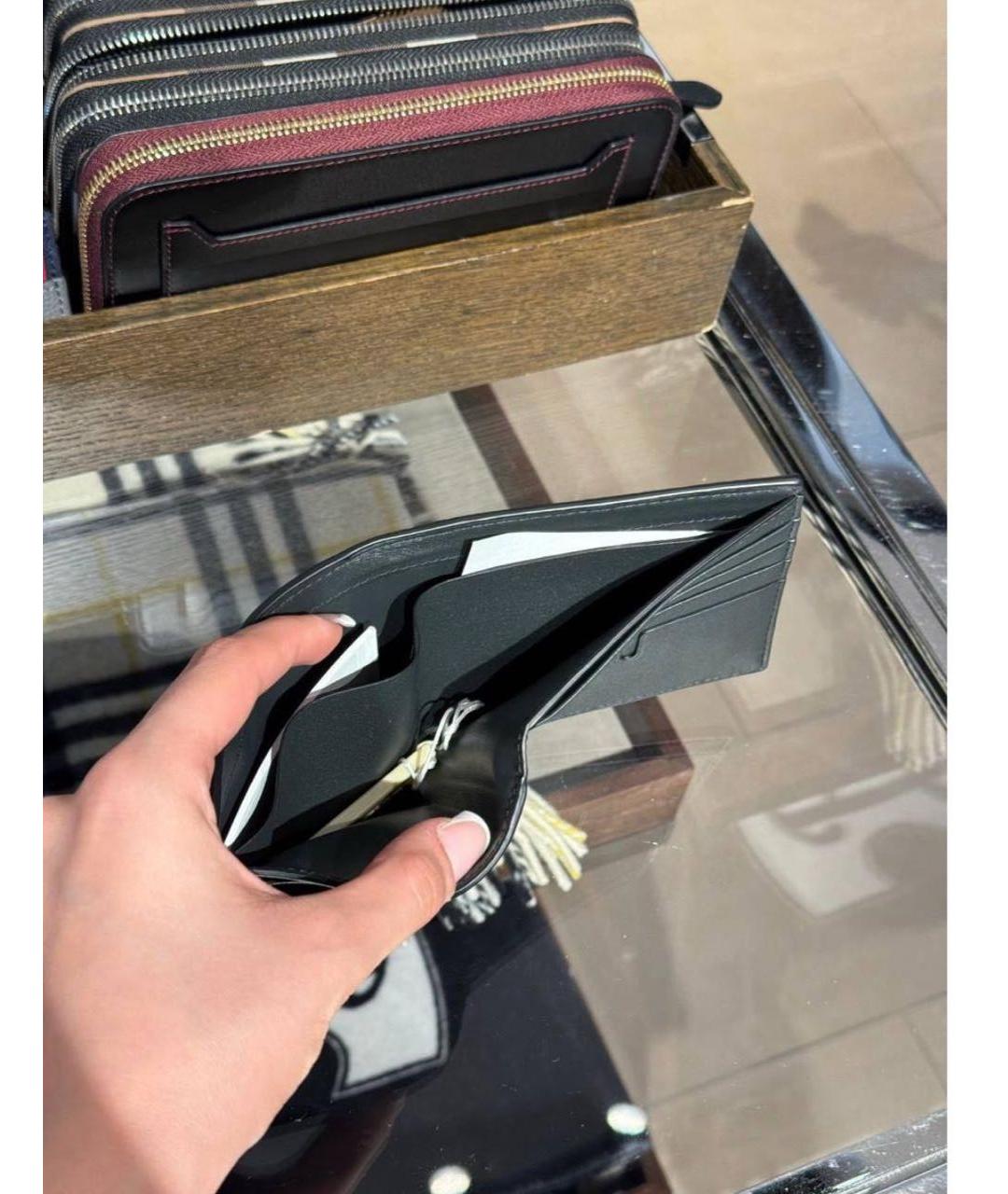 BURBERRY Коричневый кожаный кошелек, фото 6