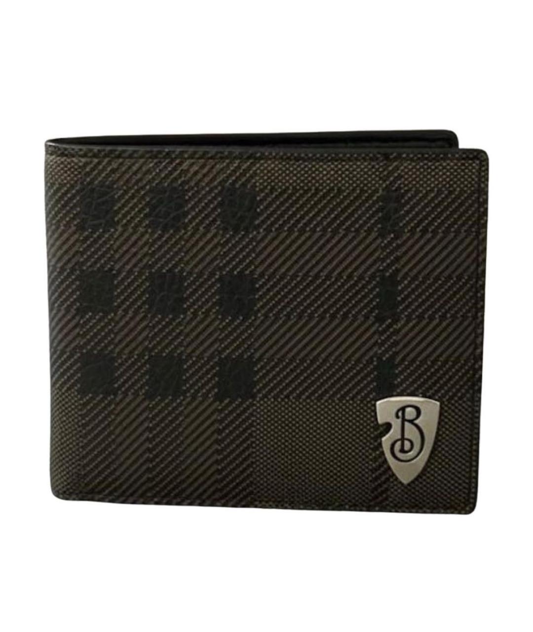 BURBERRY Коричневый кожаный кошелек, фото 1