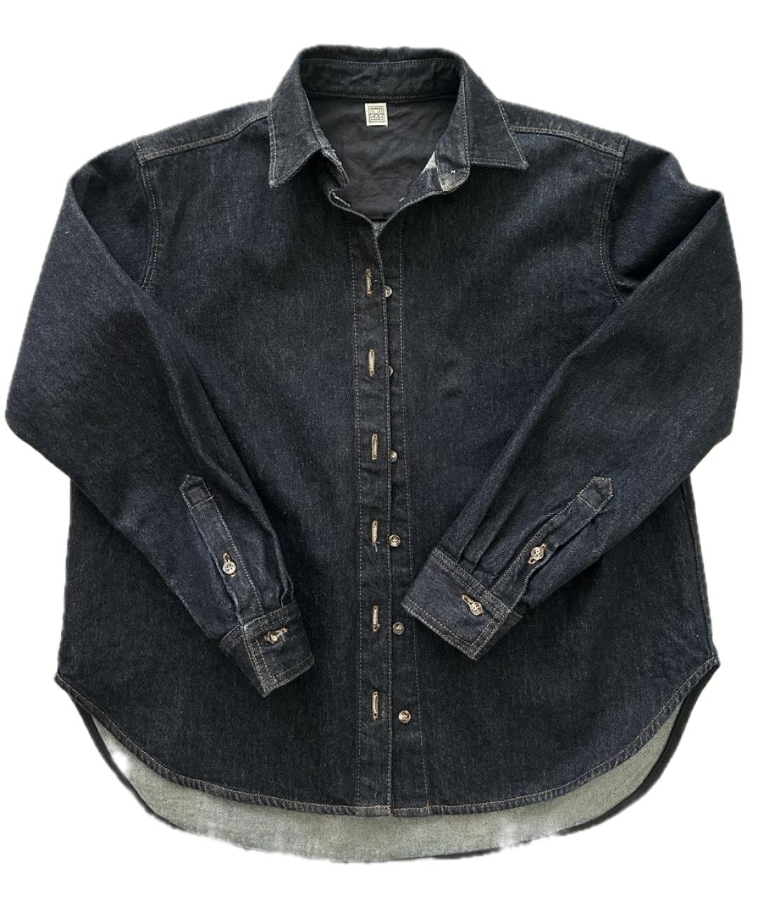 TOTEME Синяя деним рубашка, фото 1