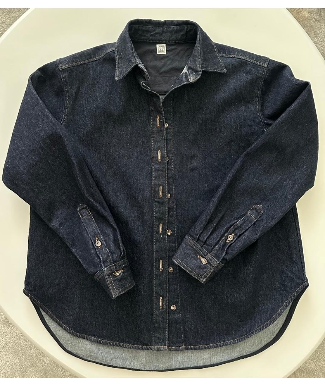 TOTEME Синяя деним рубашка, фото 4