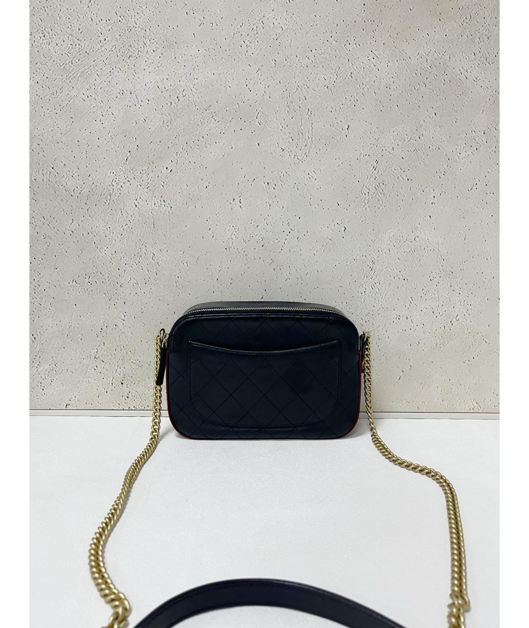 CHANEL Черная кожаная сумка через плечо, фото 2