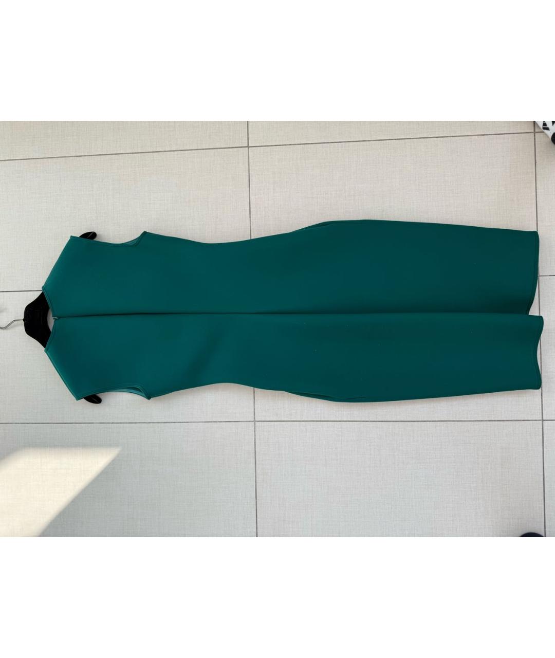 LANVIN Зеленые коктейльное платье, фото 2