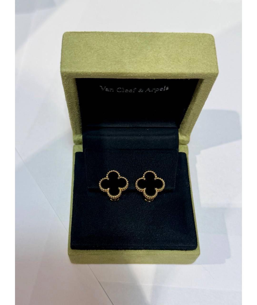 VAN CLEEF & ARPELS Золотые серьги из желтого золота, фото 2