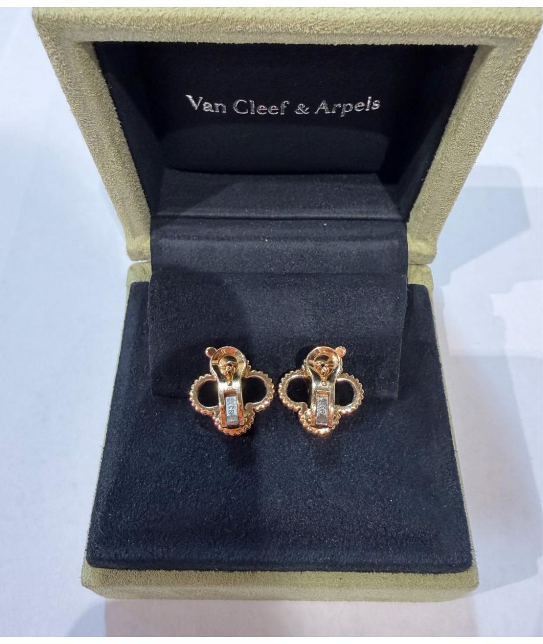 VAN CLEEF & ARPELS Золотые серьги из желтого золота, фото 4