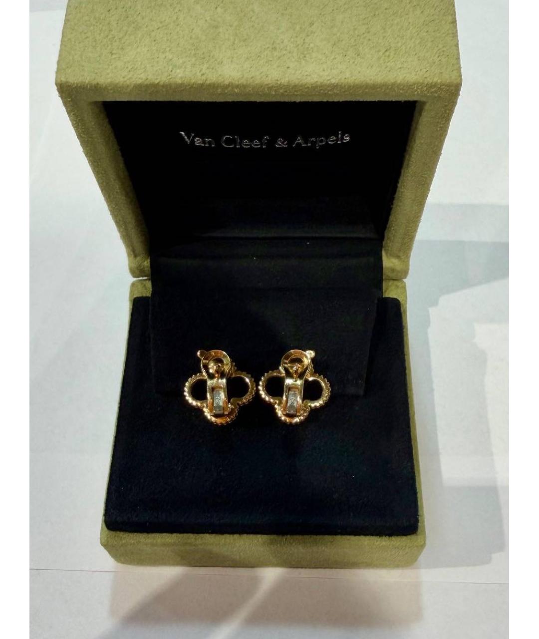 VAN CLEEF & ARPELS Золотые серьги из желтого золота, фото 3