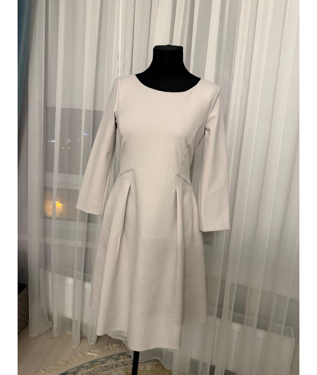 EMPORIO ARMANI Серое полиамидовое повседневное платье, фото 8