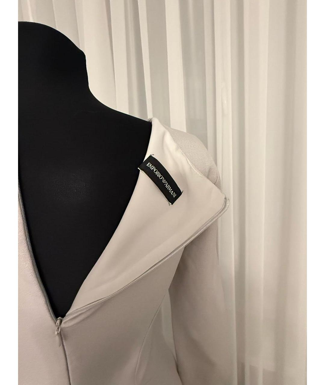 EMPORIO ARMANI Серое полиамидовое повседневное платье, фото 3